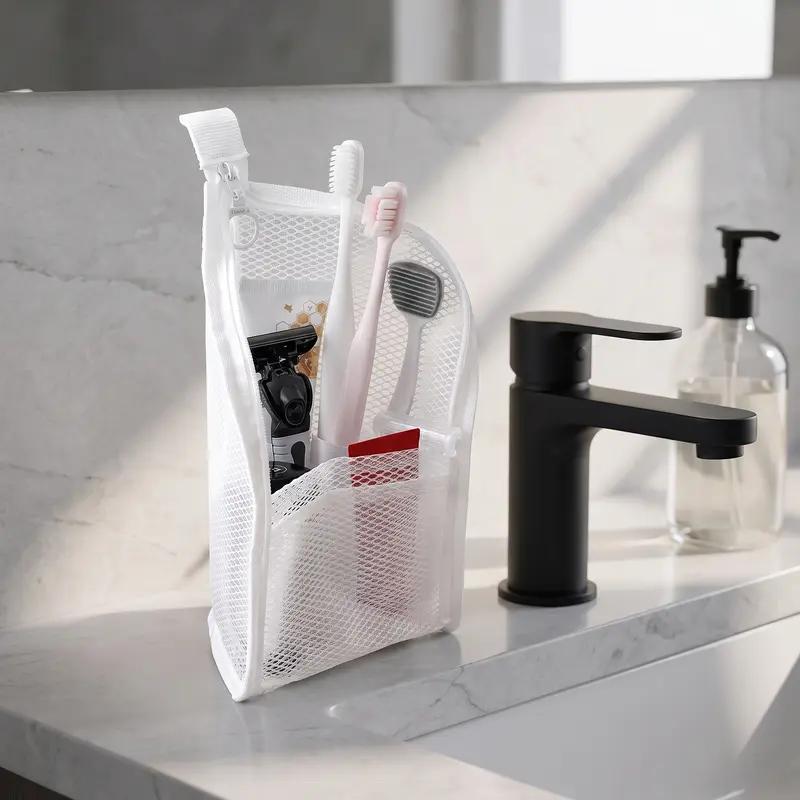 Mesh Zipper Toiletry Storage Pouch