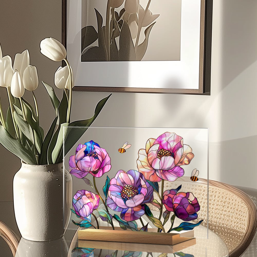 🌷🌼2024 NEW - 🌻🌺Painted Colorful Flower Pattern Decor
