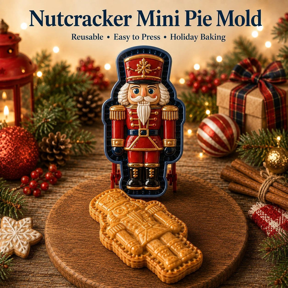 🎄LAST DAY SALE Only $9.99!!🍪Christmas Baking Moulds – 9Festive Designs 🎄