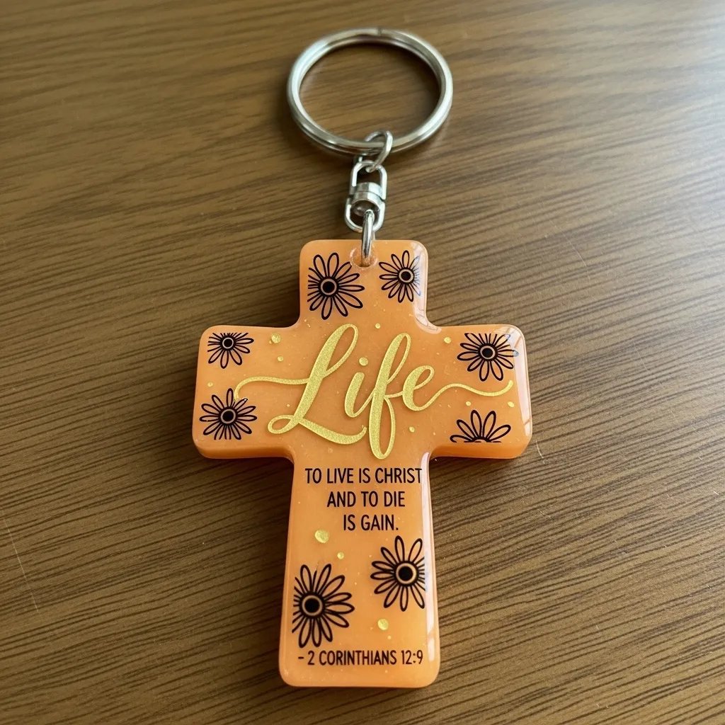 🔥LAST DAY ✝️Inspirational Cross Pendants & Keychains✨Crafted by Hand