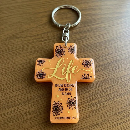 🔥LAST DAY ✝️Inspirational Cross Pendants & Keychains✨Crafted by Hand