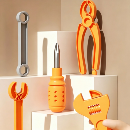 Kids' Electric Drill Screw Building Set