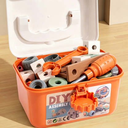 Kids' Electric Drill Screw Building Set