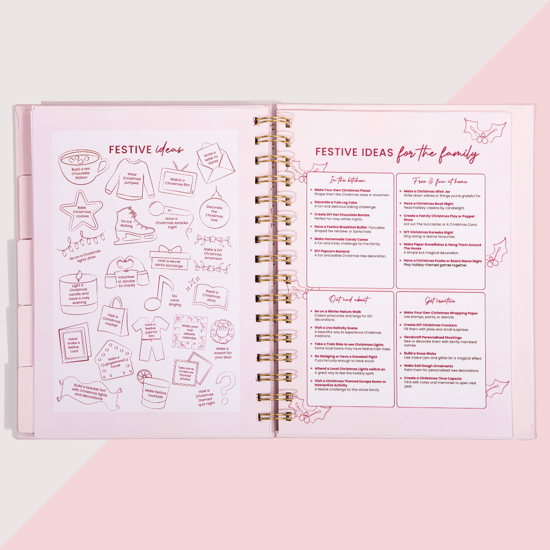 🔥LAST DAY 50% OFF🎅🏼🎄The Pretty Perfect CHRISTMAS PLANNER📚Hardcover & Durability Line