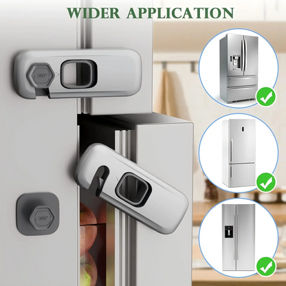 🔒 5-Pack Child Proof Refrigerator & Cabinet Locks