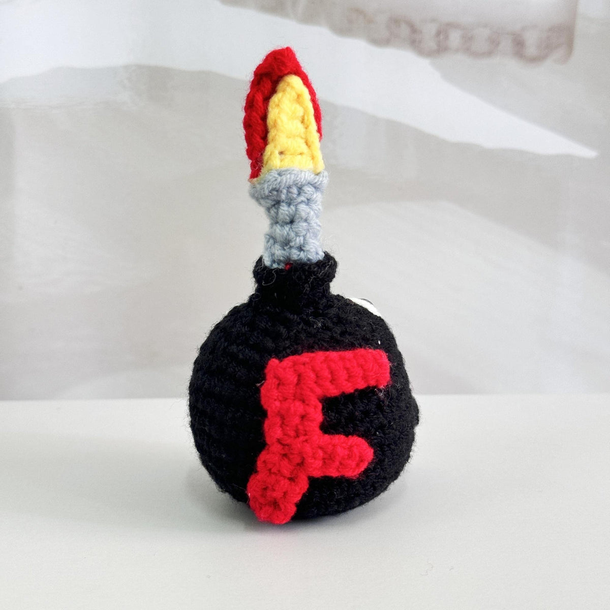 💥Last Day One Dollar Sale💣Handmade Crochet F-Bomb With Base