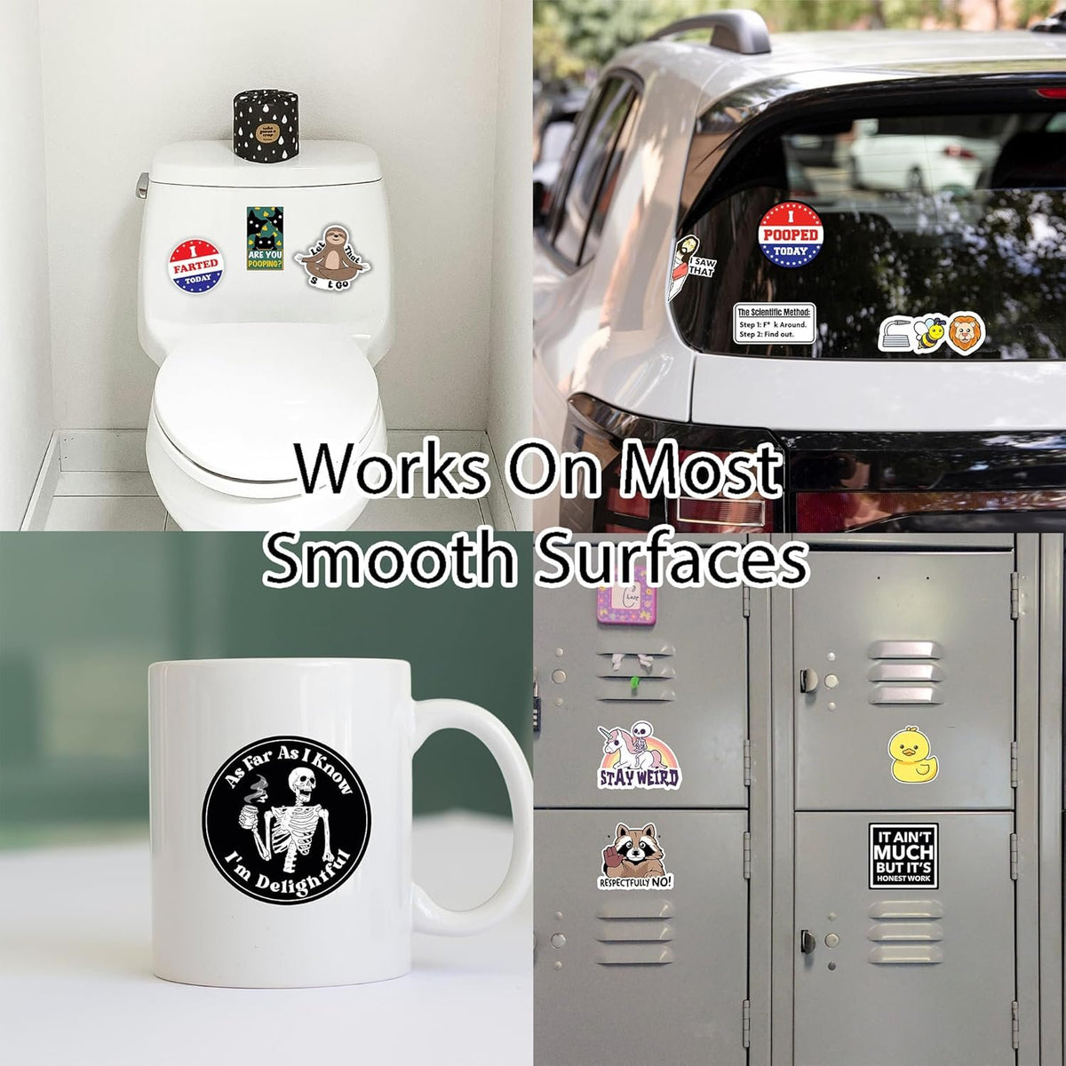 🔥Last Day 49% OFF - Set of 260 Pcs Funny Saying Stickers