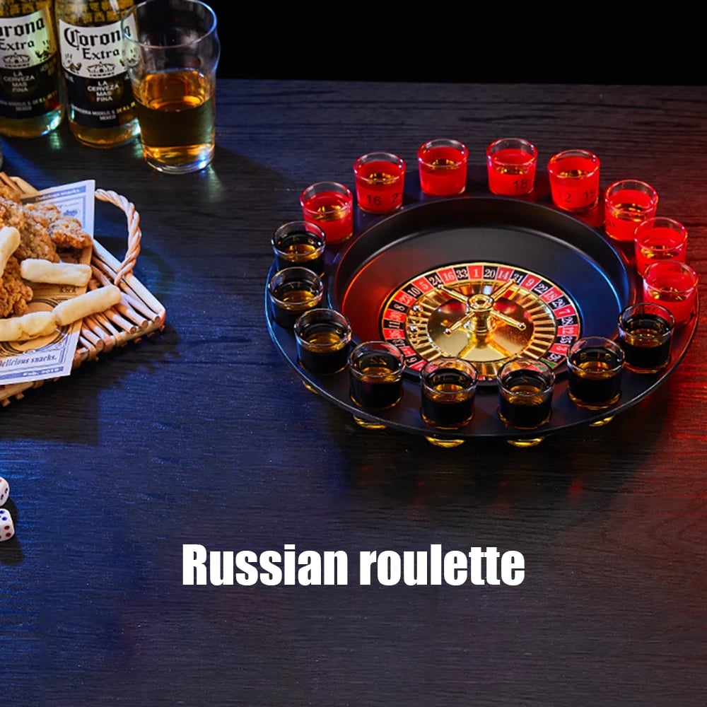 🔥Last Day 49% OFF - 🍹Drinking Roulette Shot Glass Game Set