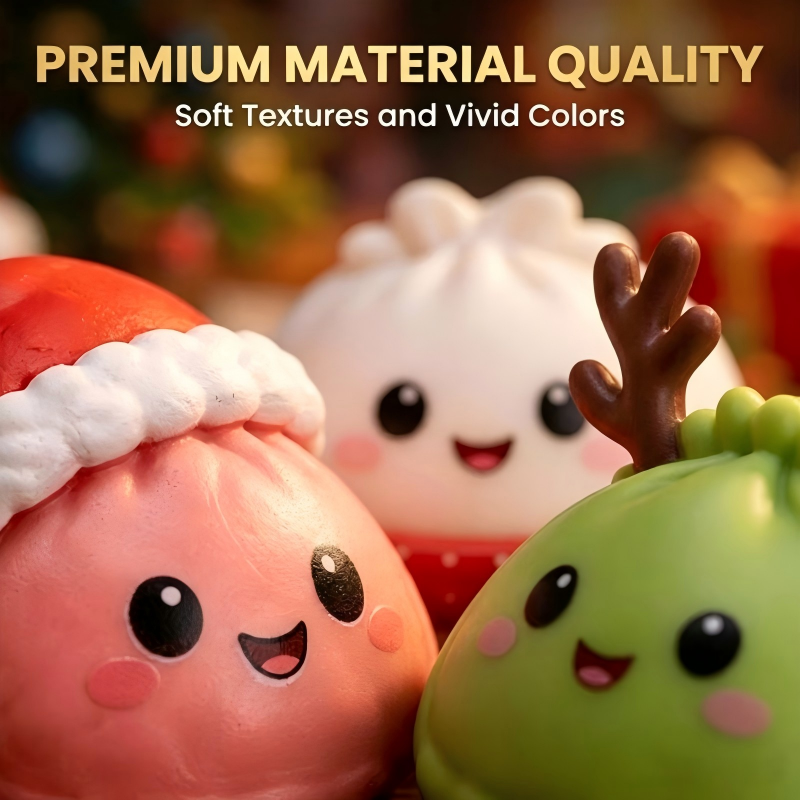 New Christmas Dumpling Squishy Advent Calendar – 24 Surprise Toys