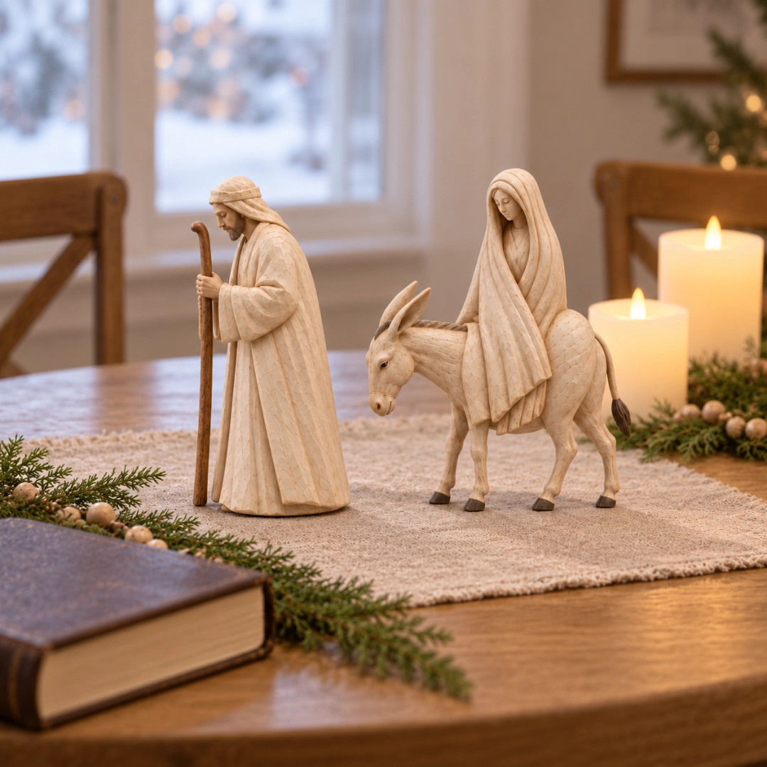🔥Last Day 49% OFF - ✝️Journey to Bethlehem Nativity Figurine Set