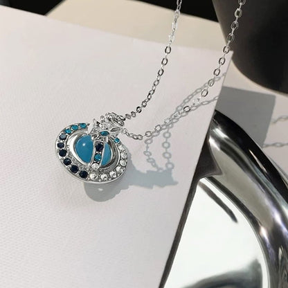 🔥Last 4 hours Sale: Save 50% -Saturn 3D Crystal Necklace