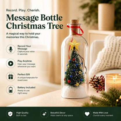 🎁Hot Sale 49% OFF🔥Mr. Christmas  Christmas Tree Message In A Bottle