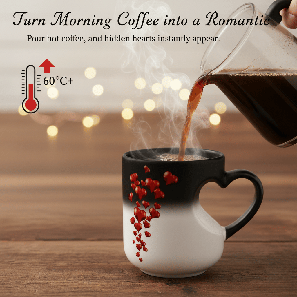 💘 The Ultimate Valentine’s Day Surprise: Magic Love Reveal Mug