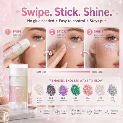 Glitter Stick for Face, Hair & Body | Easy Sparkle
