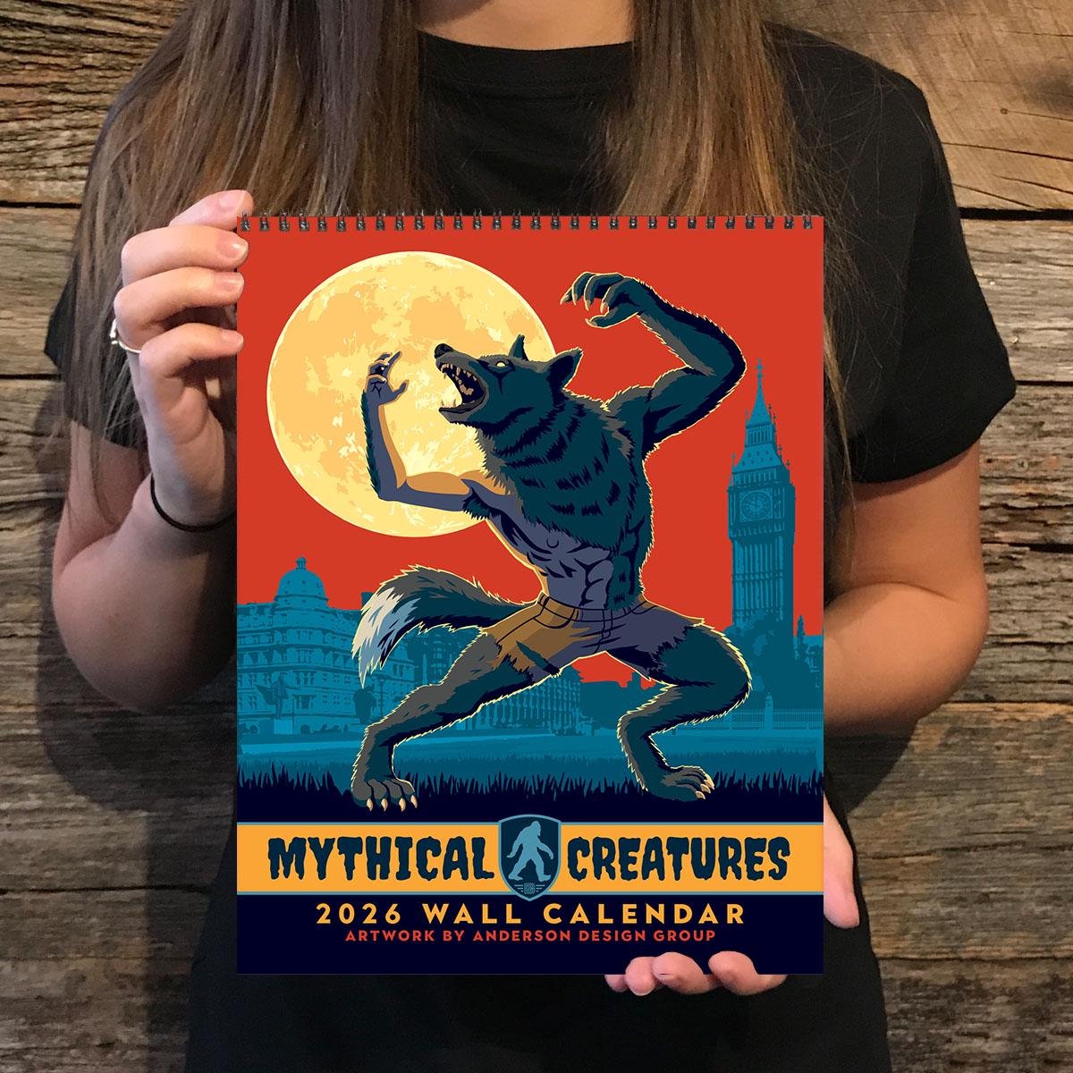 📅2026 Wall Calendar: Mythical Creatures from Around the World