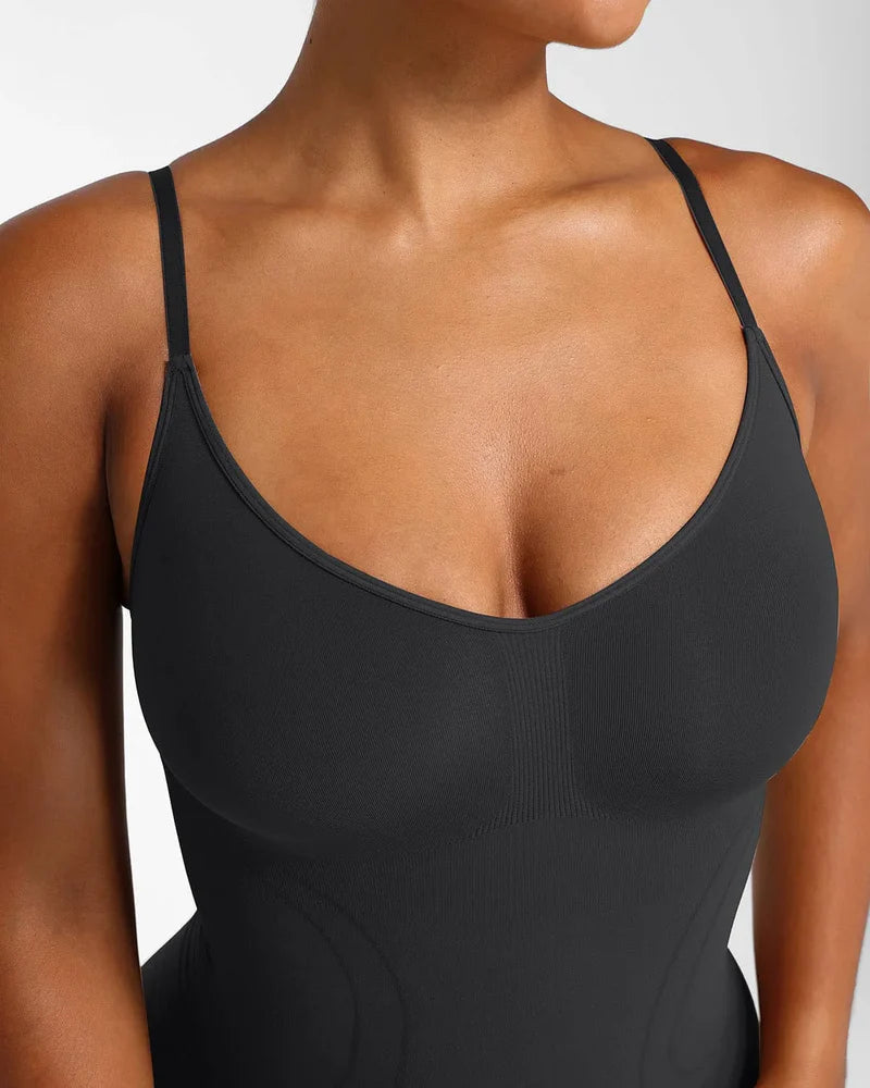 Smoothing Seamless Full Body Shaper - High Cut Thong