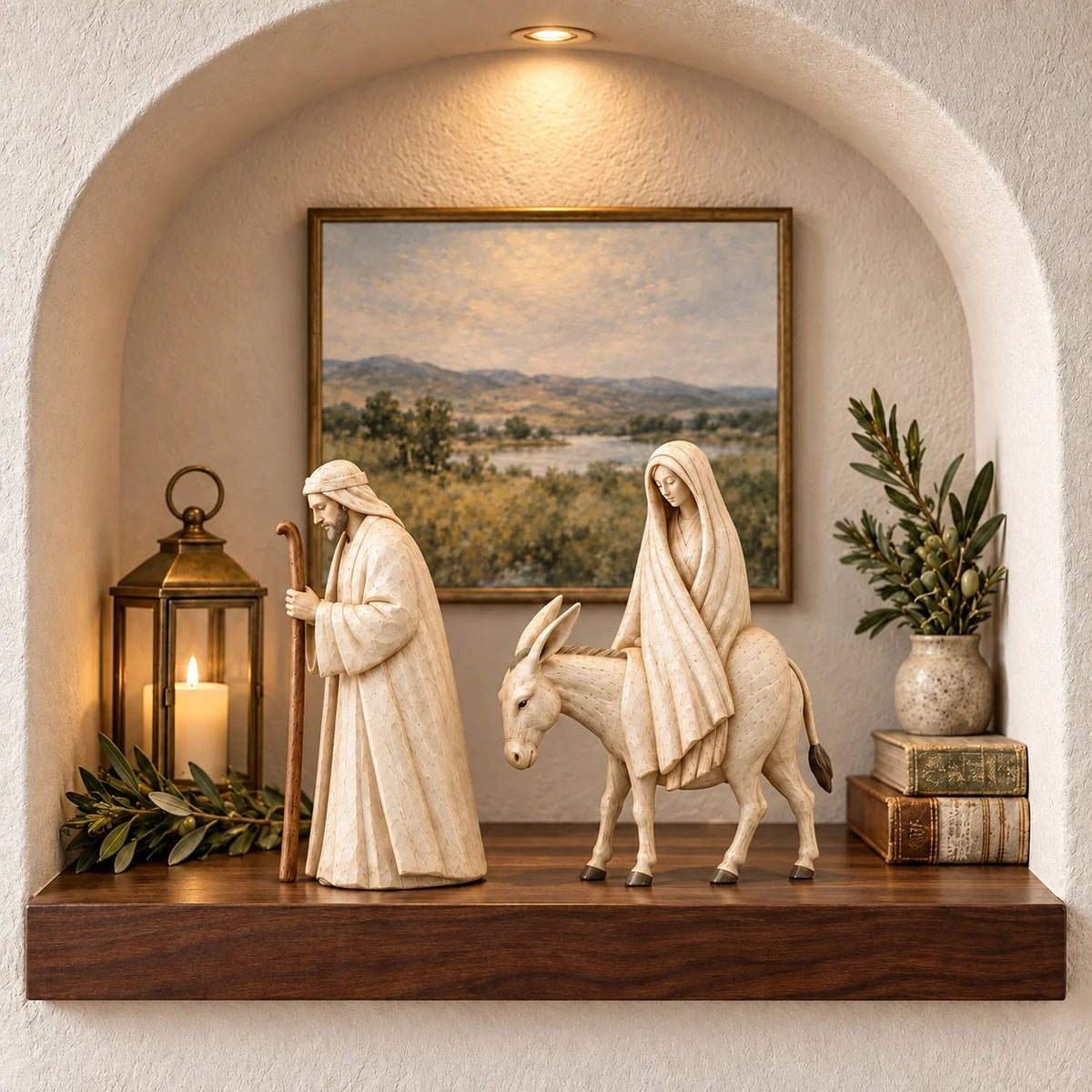 🔥Last Day 49% OFF - ✝️Journey to Bethlehem Nativity Figurine Set