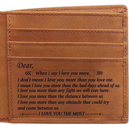 🔥LAST DAY 50% OFF💸Engraved Genuine Leather Wallet🎁