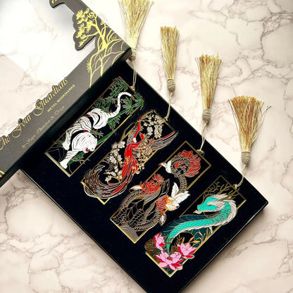 🔥Last 4 hours Sale: Save 50% -The Four Guardians metal bookmark