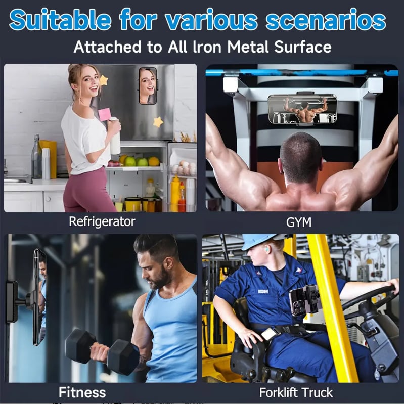 🔥Last Day 49% OFF - 🔥Gym Magnetic Phone Holder – Elevate Your Workout, Ditch the Phone Struggle
