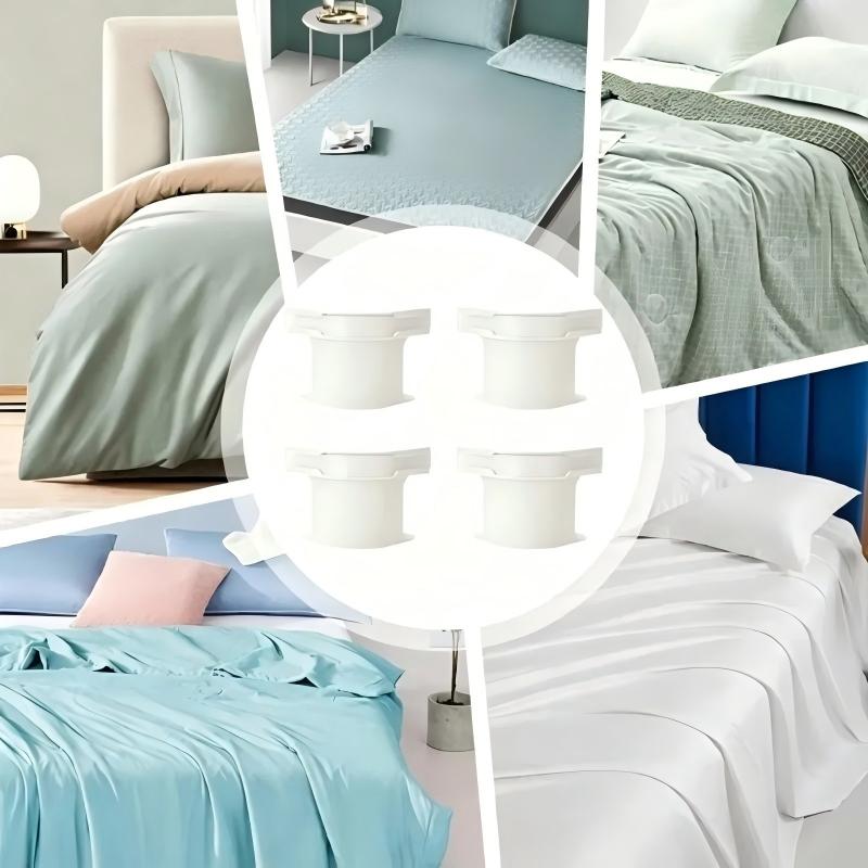 4 Pack Anti Slip Bed Sheet Holder Clips for Mattress Corners