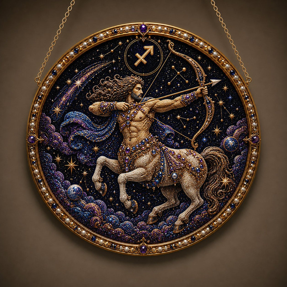 🔥Last Day 49% OFF - DIY 12 Zodiac Signs Pearl Art Kit ♈🌙
