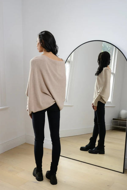 Asymmetric Draped Jumper