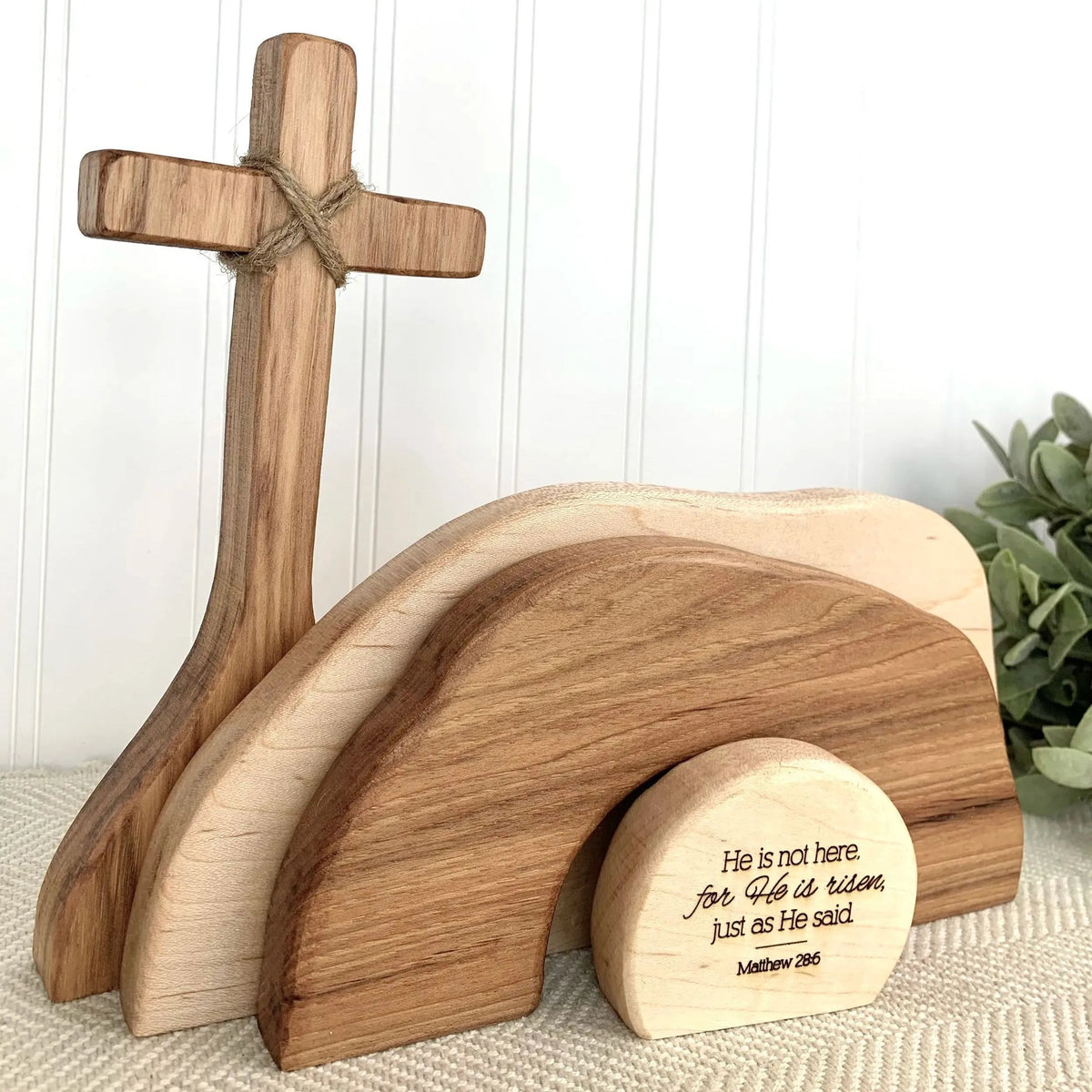 🔥Last 4 hours Sale: Save 50% -✝Empty tomb Easter decor