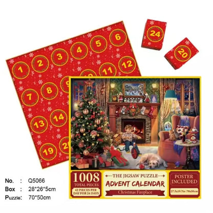 Christmas Advent Calendar Jigsaw Puzzle 1000pcs