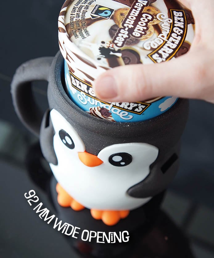 🔥Last Day 49% OFF - 🐧Cute Penguin Ice Cream Pint Holder