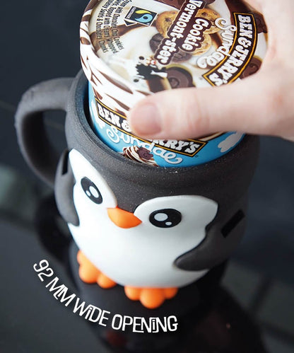 🔥Last Day 49% OFF - 🐧Cute Penguin Ice Cream Pint Holder