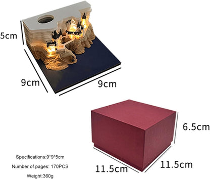 🔥LAST DAY SALE 49% OFF🏰 3D Memo Note Calendar with Upgraded Packing