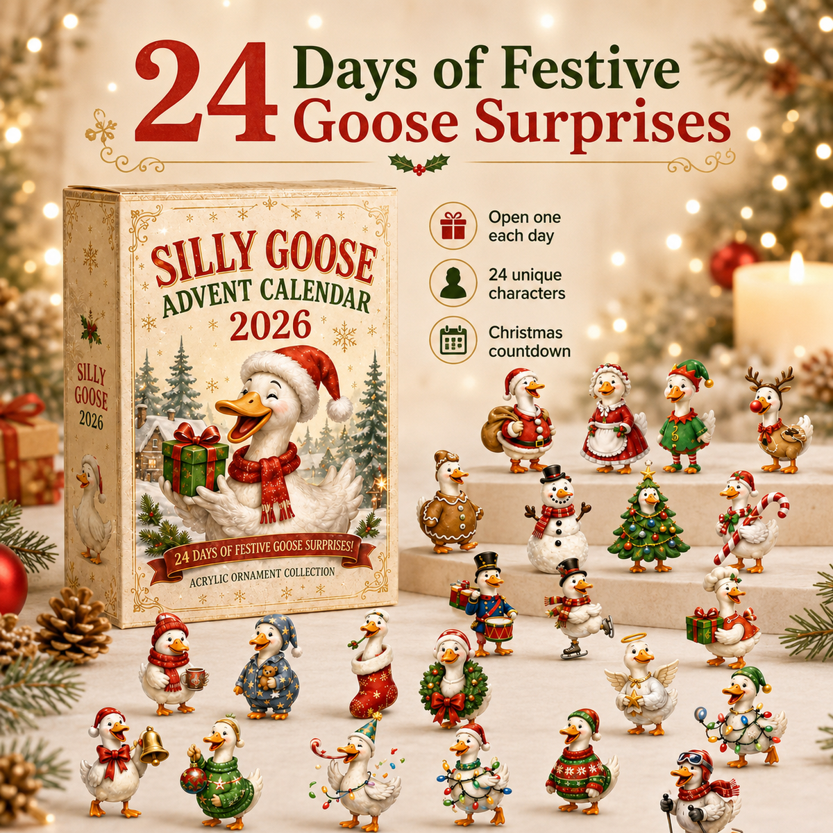 24 Days of Silly Goose Magic™ – Christmas Advent Calendar 2026