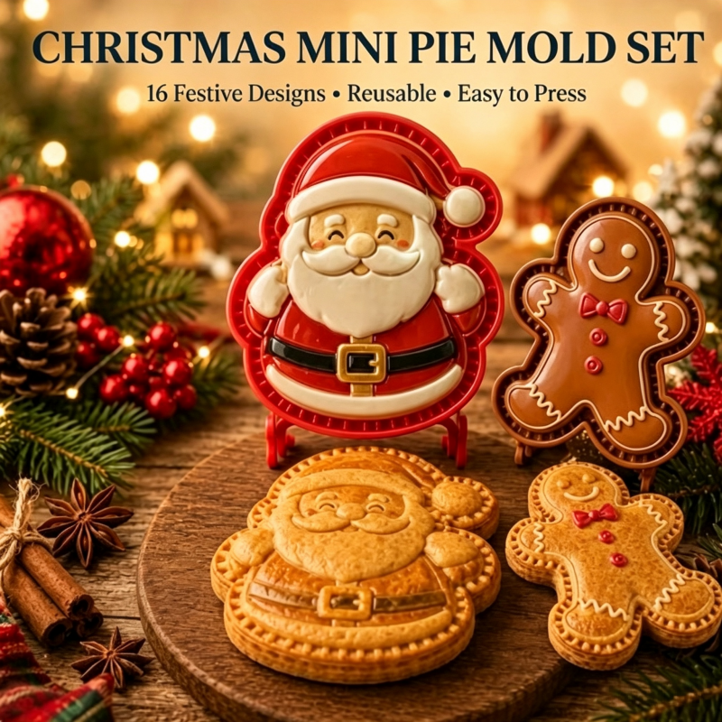 Christmas Mini Pie Mold Collection