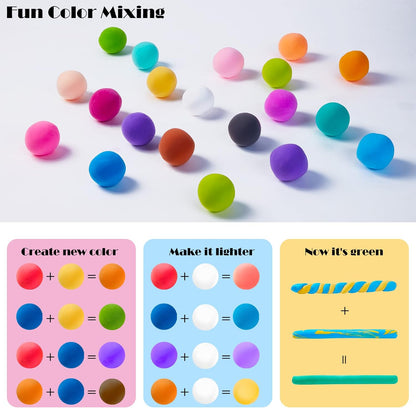 🔥Last Day 50% OFF - 🎨✨Colors Modeling Clay Kit with 3 Sculpting Tools