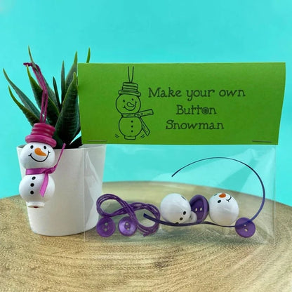 🔥LAST DAY ☃️DIY Button Snowman Ornament Kit