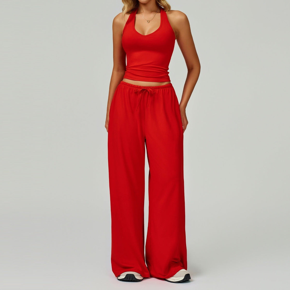 Women’s 2-Piece Athleisure Workout Outfit Set