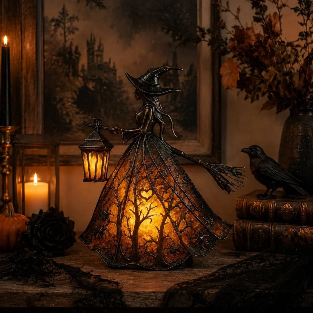 🧙‍♀️✨Halloween Witch Lamp Tabletop Decoration