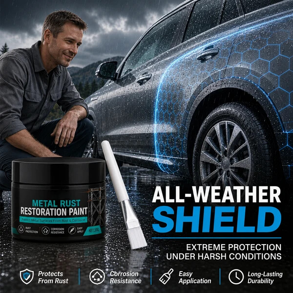 🥳2026 HOT SALE💞50K+ SOLD!🔧🏠 Metal Rust Protection Black Repair Paste – Restores rusty gates, railings & tools. Forms protective coating – no need to replace! 🛡️✨