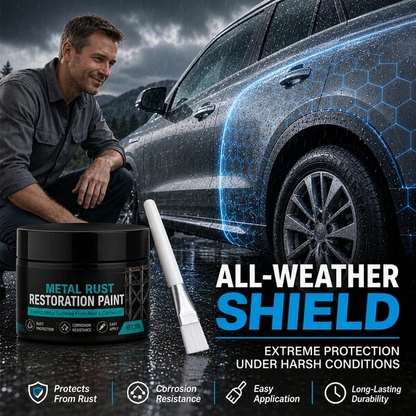 🥳2026 HOT SALE💞50K+ SOLD!🔧🏠 Metal Rust Protection Black Repair Paste – Restores rusty gates, railings & tools. Forms protective coating – no need to replace! 🛡️✨