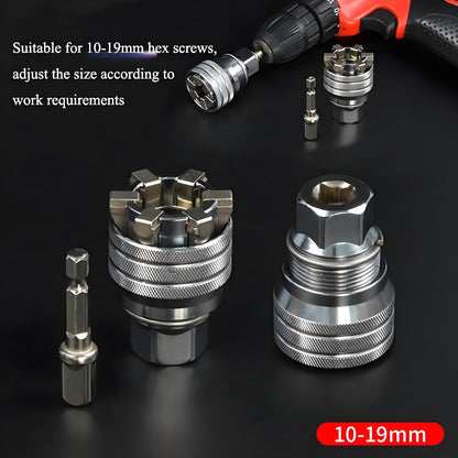 10-19mm Adjustable Universal Socket Wrench