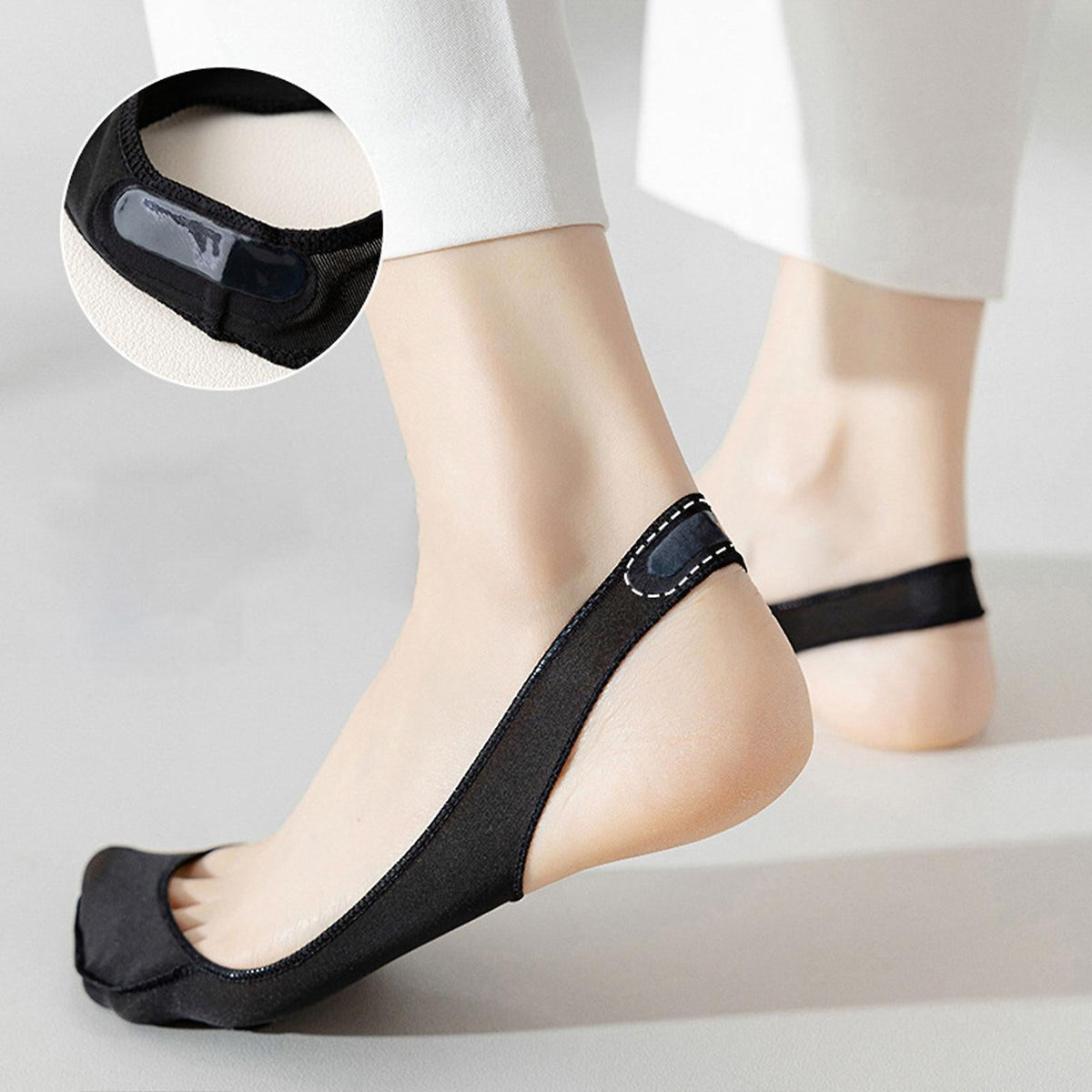 👠👠Silicone Anti-Slip Invisible Socks