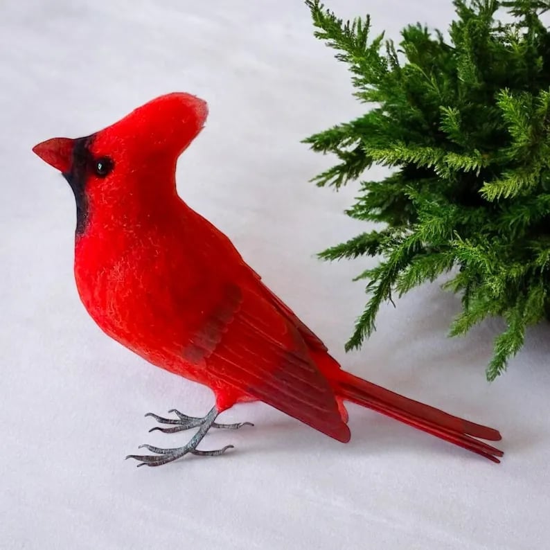 🎈Handmade Wool Songbirds – Eco-Friendly Needle Felted Birds🐦✨