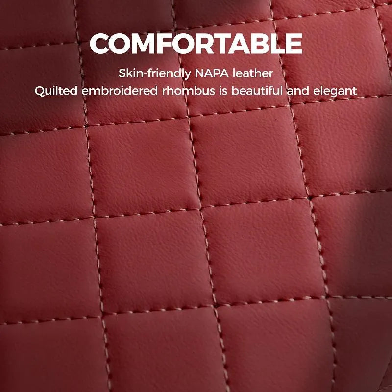 🏆Multifunctional PU Leather Car Armrest Box Mat