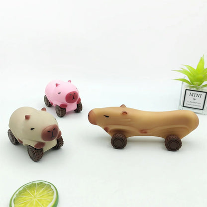 🔥LAST DAY 50% OFF - ✨Stress-Relieving Capybara Pull-Along Car