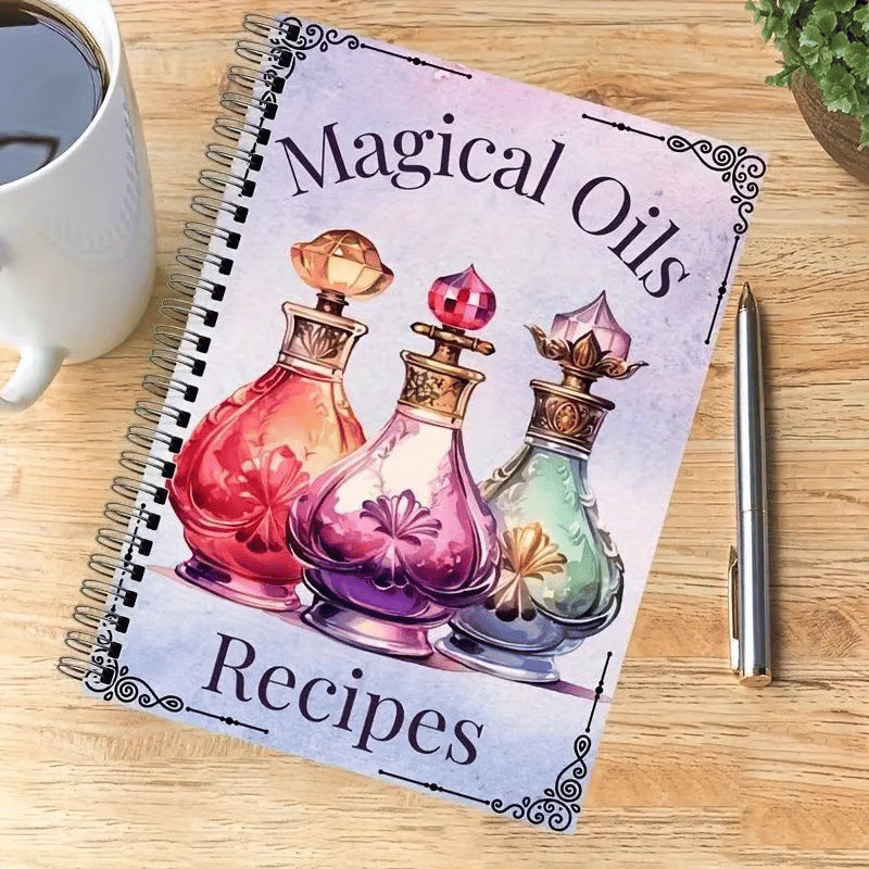 🔥LAST DAY 50% OFF🔮50-Page Magic Oil Recipes Book – Witchcraft Guide & Ritual Book