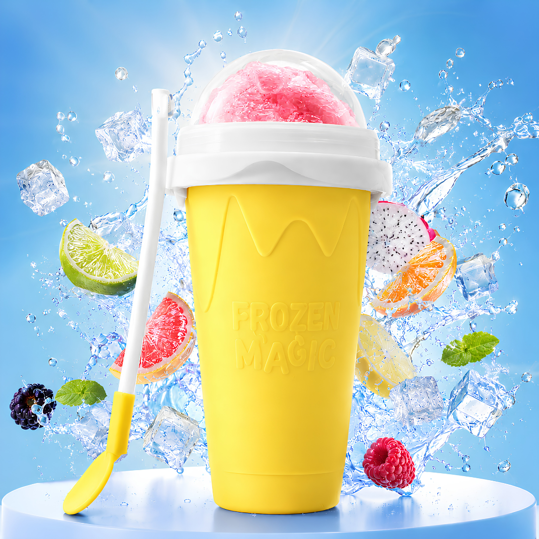 🔥 Magic Slushy Maker Cup ✨ Turn Any Drink Into A Slushie In Minutes