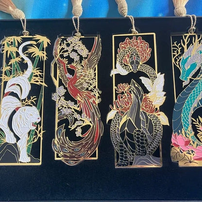 🔥Last 4 hours Sale: Save 50% -The Four Guardians metal bookmark