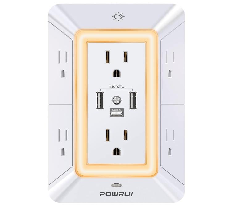 ✨LAST DAY ONLY 50% OFF🔥 Multi Plug Outlet Surge Protector