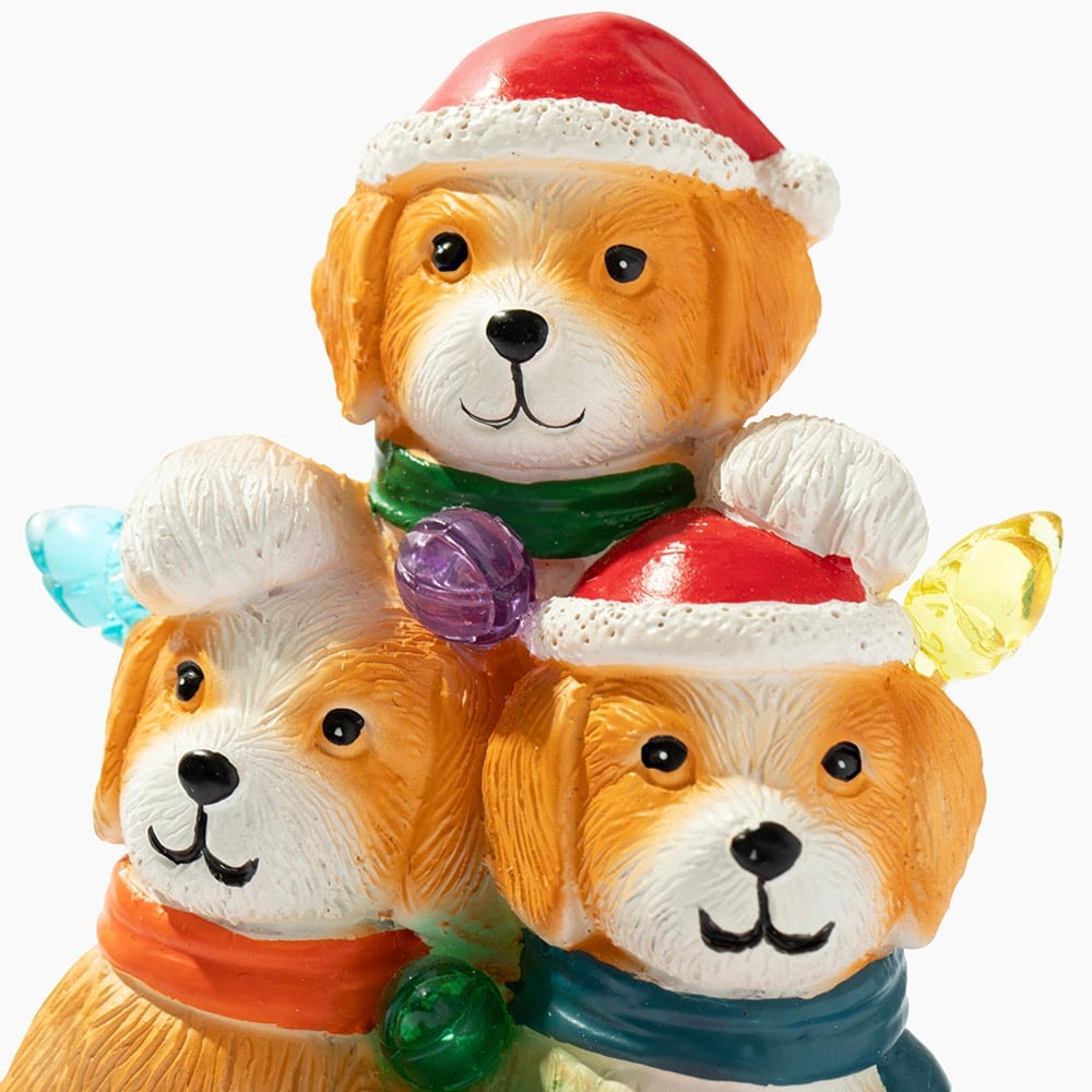 🔥LAST DAY SALE 49% OFF🎄Holiday Puppies Hand Crafted Light